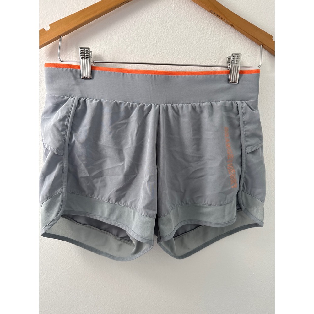 OrangeTheory Fitness OTF Women's Running Shorts Size XS Gray with Black Lining